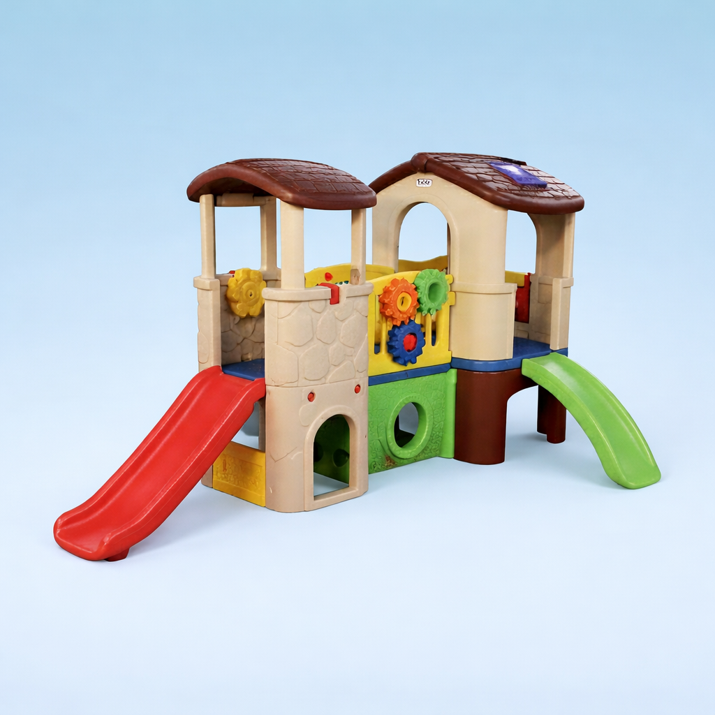 Colorful classroom table set